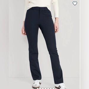 NWOT old navy 10 tall pixie flare pants in navy blue